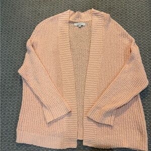 NWT LOFT Rib Trim Open Cardigan